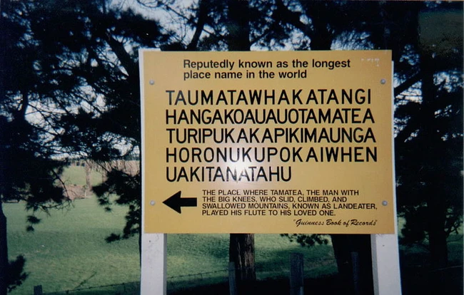 Exploring Taumatawhakatangihangakoauauotamateaturipukakapiki-maungahoronukupokaiwhenuakitanatahu: The World's Longest Place Name